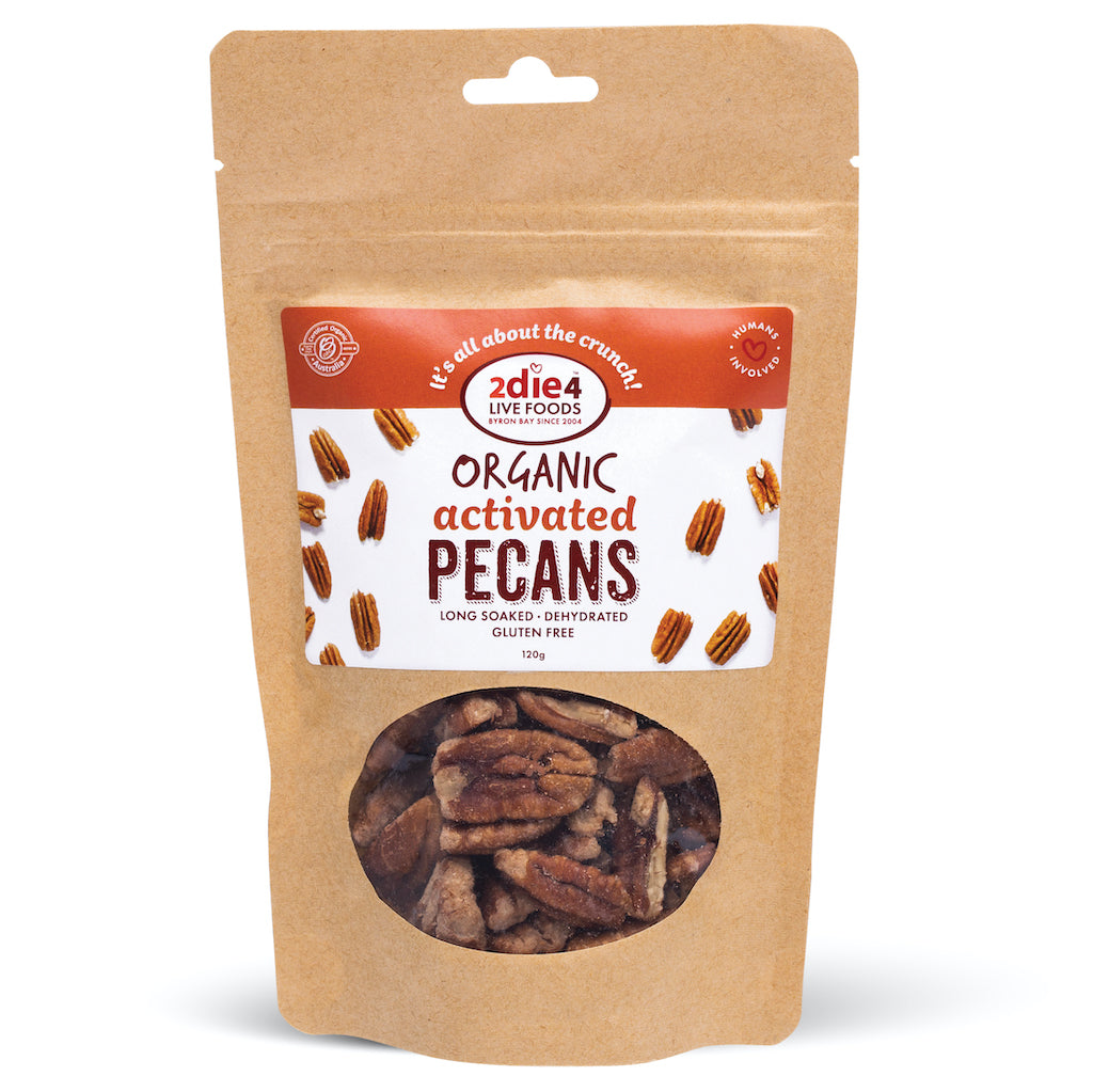 2Die4 Activated Organic Pecans 120g