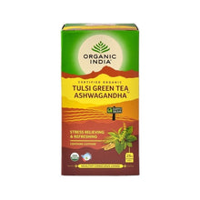Organic India Tulsi Ashwagandha Green X 25 Tea Bags