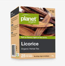 Planet Organic Licorice Herbal Tea X 25 Tea Bags