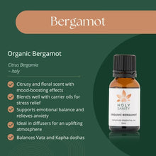 Holy Sanity Organic Essential Oil Bergamot 15ml