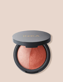 Inika Organic Baked Blush Duo Burnt Peach