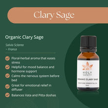 Holy Sanity Organic Essential Oil Clary Sage 15ml