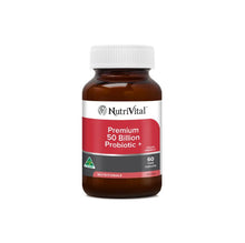 Nutrivital Premium 50 Billion Probiotic+ 60 Capsules Shelf Stable