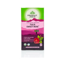 Organic India Tulsi Sweet Rose Tea 25 Tea Bags