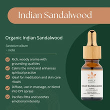Holy Sanity Organic Essential Oil Indian Sandalwood 15ml