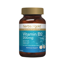 Herbs Of Gold Vitamin B2 200mg 60 Tablets