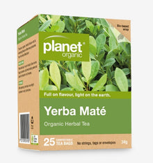 Planet Organic Yerba Mate Herbal Tea X 25 Tea Bags