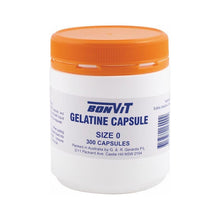 Bonvit Empty Gelatine Capsules Size 0 300