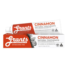 Grants Cinnamon Natural Toothpaste Fluoride Free 110gm