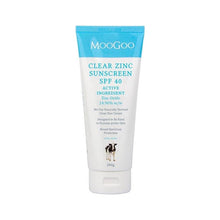 MooGoo Natural Clear Zinc Sunscreen SPF40 200g