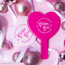 Glitter Girl Makeup Heart Mirror