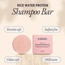Cooki Haircare Rice Water Protein Shampoo Bar 65g Tin