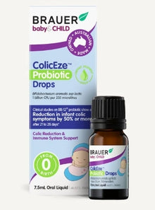 Brauer ColicEze Probiotic Drops for Infants 7.5ml