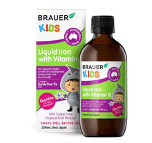 Brauer Baby & Kids Liquid Iron & Vitamin B 200ml