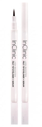 InClinic Platinum Felt Tip Eyeliner + Serum Jet Black