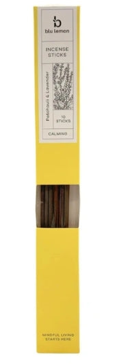 Blu Lemon Incense Sticks Patchouli & Lavender 10sticks