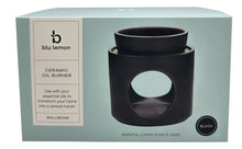 Blu Lemon Ceramic Oil Burner Black