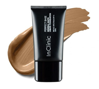 InClinic Mineral Matte Liquid Foundation Golden Tan