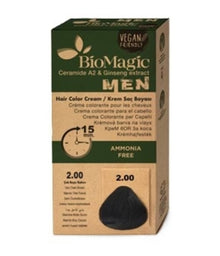 Bio Magic Mens Hair Colour Cream Very Dark Brown 2/00