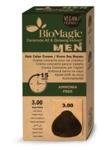 Bio Magic Mens Hair Colour Cream Dark Brown 3/00