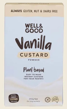 Well & Good Plant Based Vanilla Custard Powder 250g