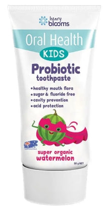 Blooms Kids Probiotic Toothpaste Organic Watermelon 50g