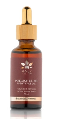 Holy Sanity Manjish Elixir Night Face Oil 50ml