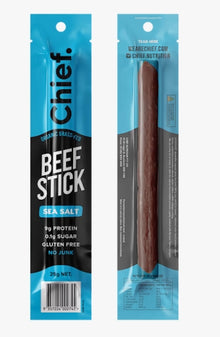 Chief Beef Stick Sea Salt 25g