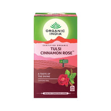Organic India Tulsi Cinnamon Rose Tea 25 Tea Bags