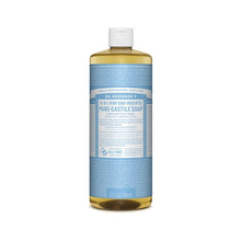 Dr Bronners Pure Castile Liquid Soap Baby Unscented 946ml