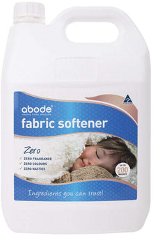 Abode Fabric Softener Zero fragrance-free 4L