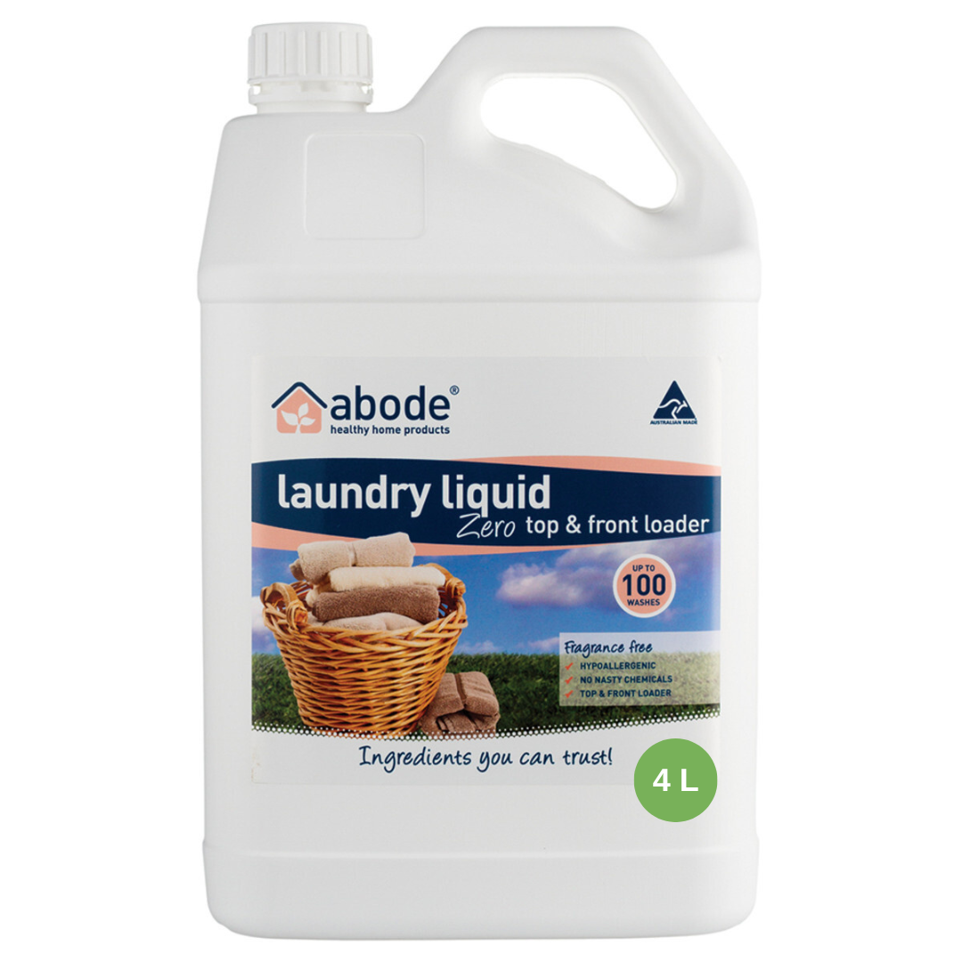 Abode Laundry Liquid Zero fragrance-free 4L