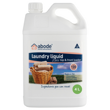 Abode Laundry Liquid Zero fragrance-free 4L