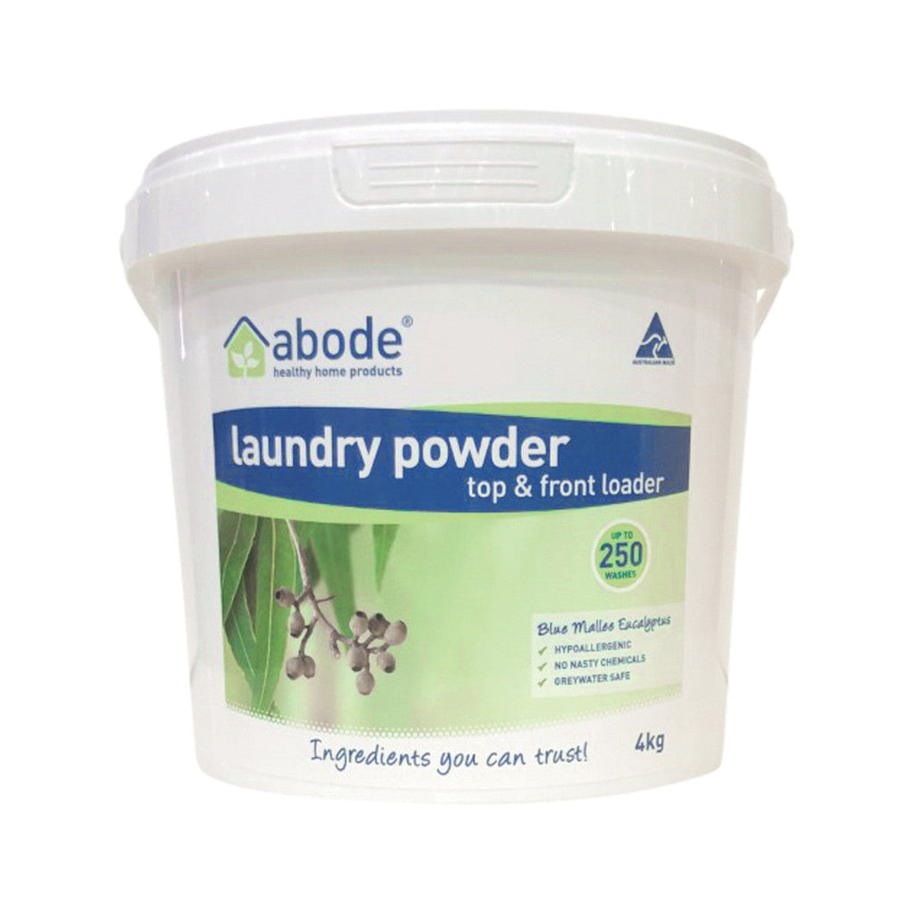 Abode Blue Mallee Eucalyptus Laundry Powder 4kg bucket