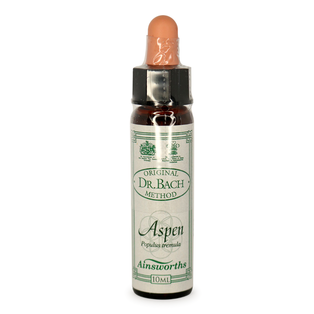 Ainsworths Aspen Bach Flower Essence 10ml stock bottle