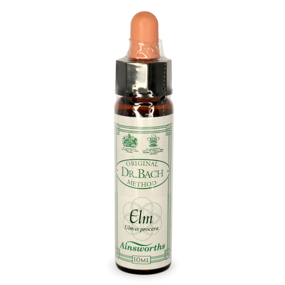 Ainsworths Elm Bach Flower Essence 10ml stock bottle