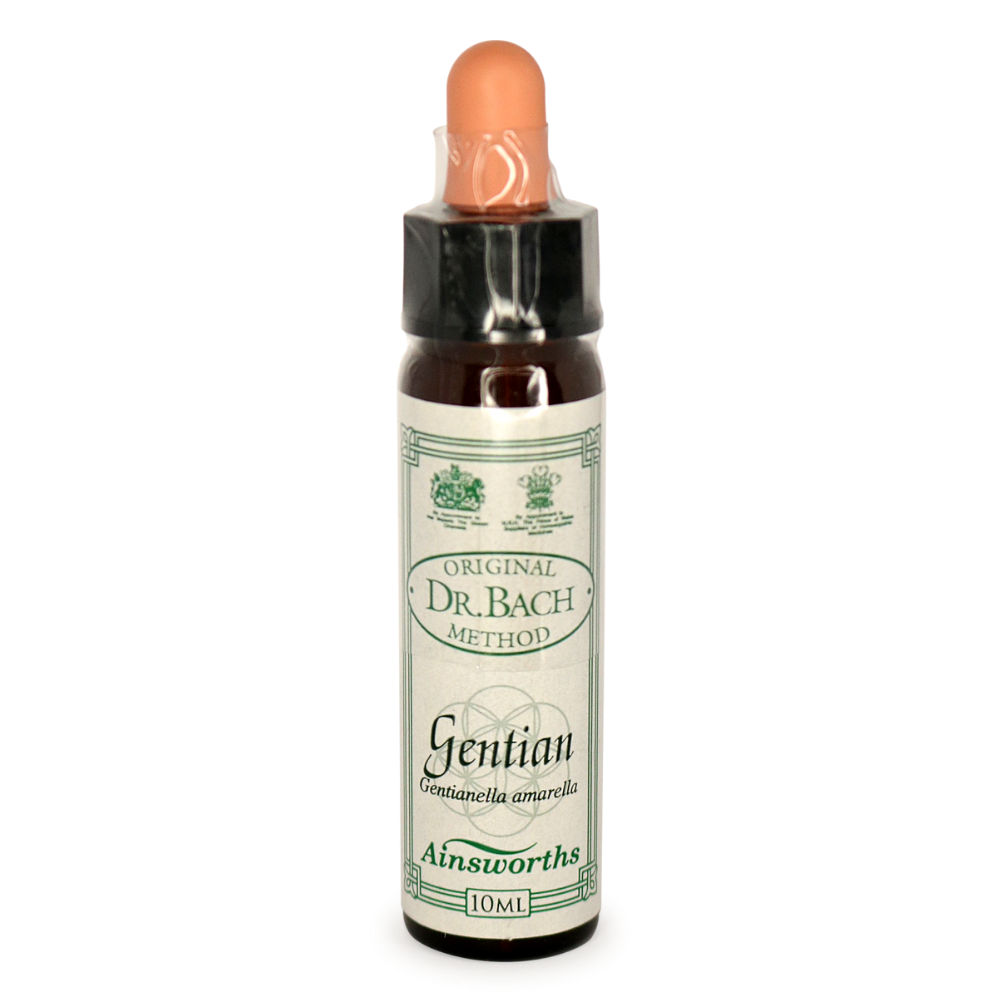 Ainsworths Gentian Bach Flower Essence 10ml stock bottle