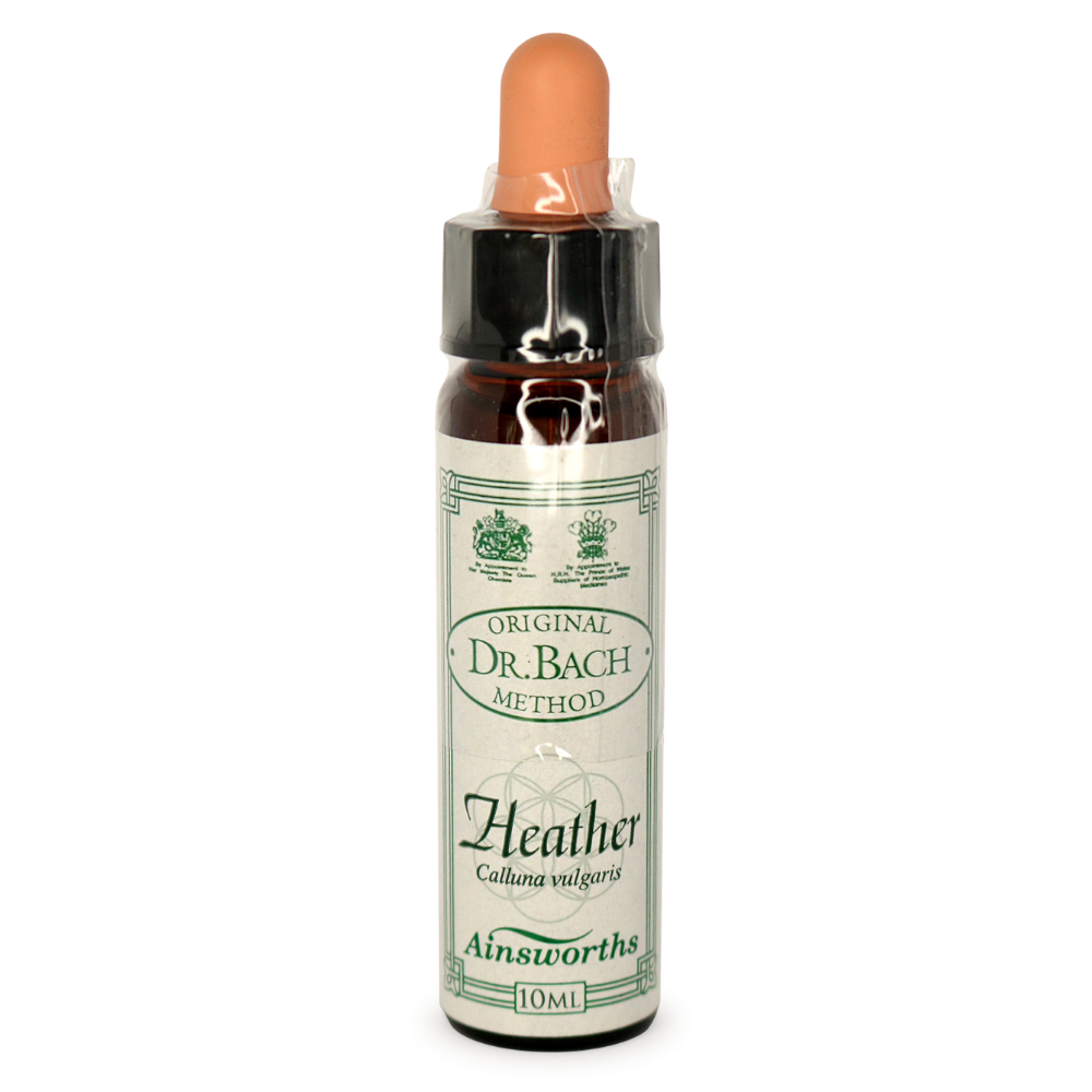 Ainsworths Heather Bach Flower Essence 10ml stock bottle