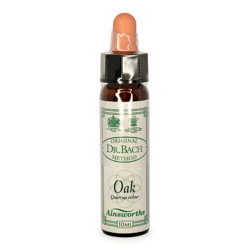 Ainsworths Oak Bach Flower Essence 10ml stock bottle