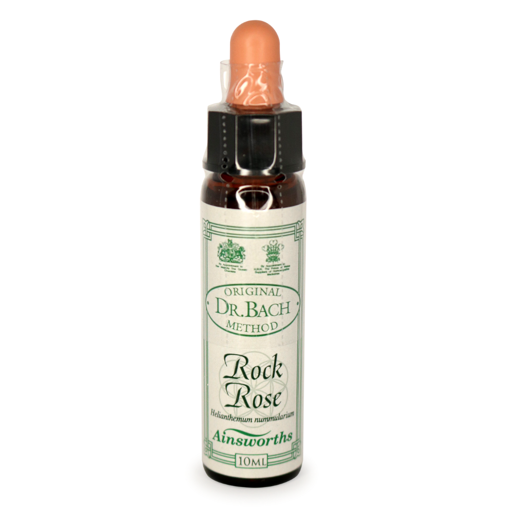 Ainsworths Rock Rose Bach Flower Essence 10ml stock bottle