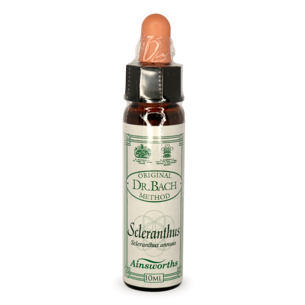 Ainsworths Scleranthus Bach Flower Essence 10ml stock bottle