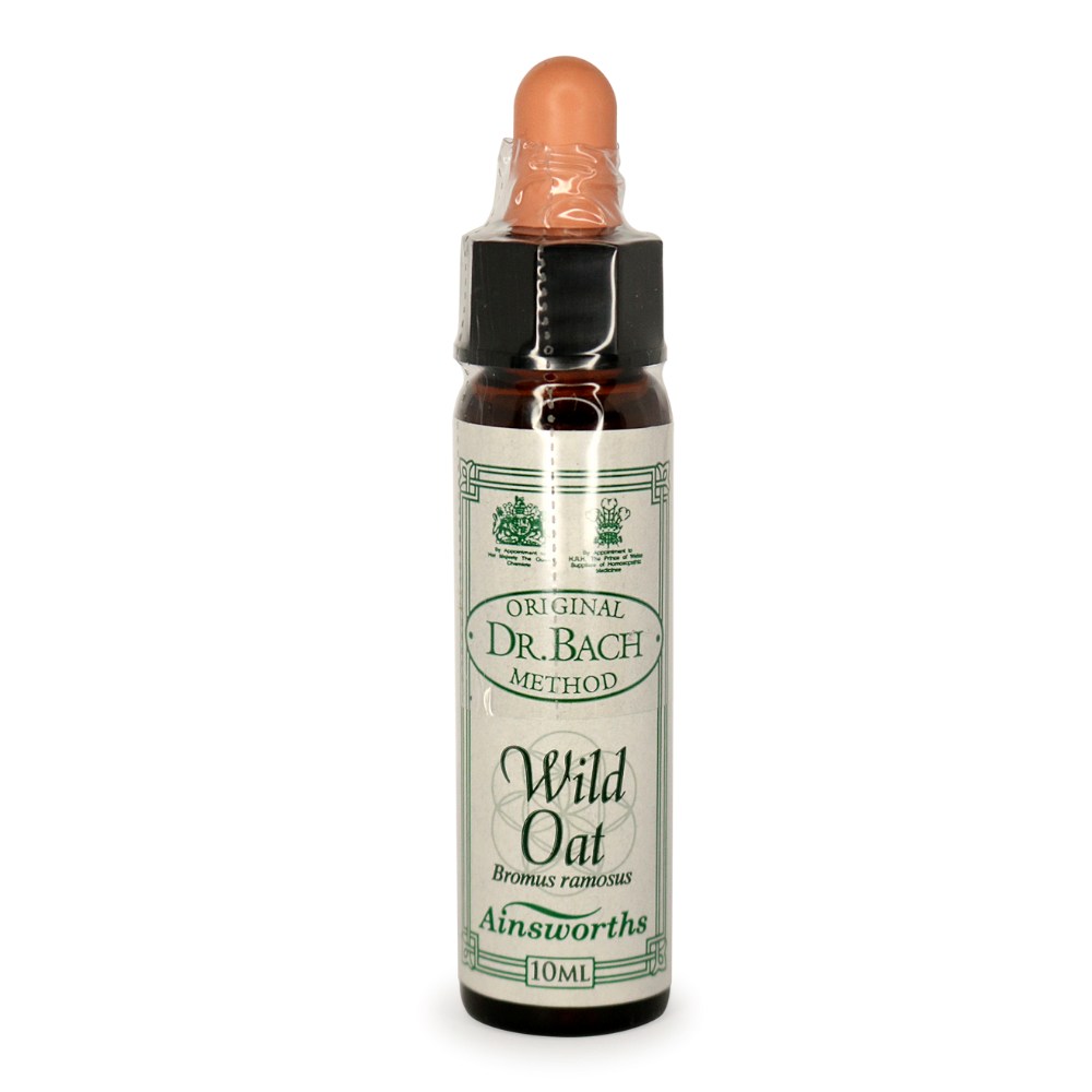 Ainsworths Wild Oat Bach Flower Essence 10ml stock bottle