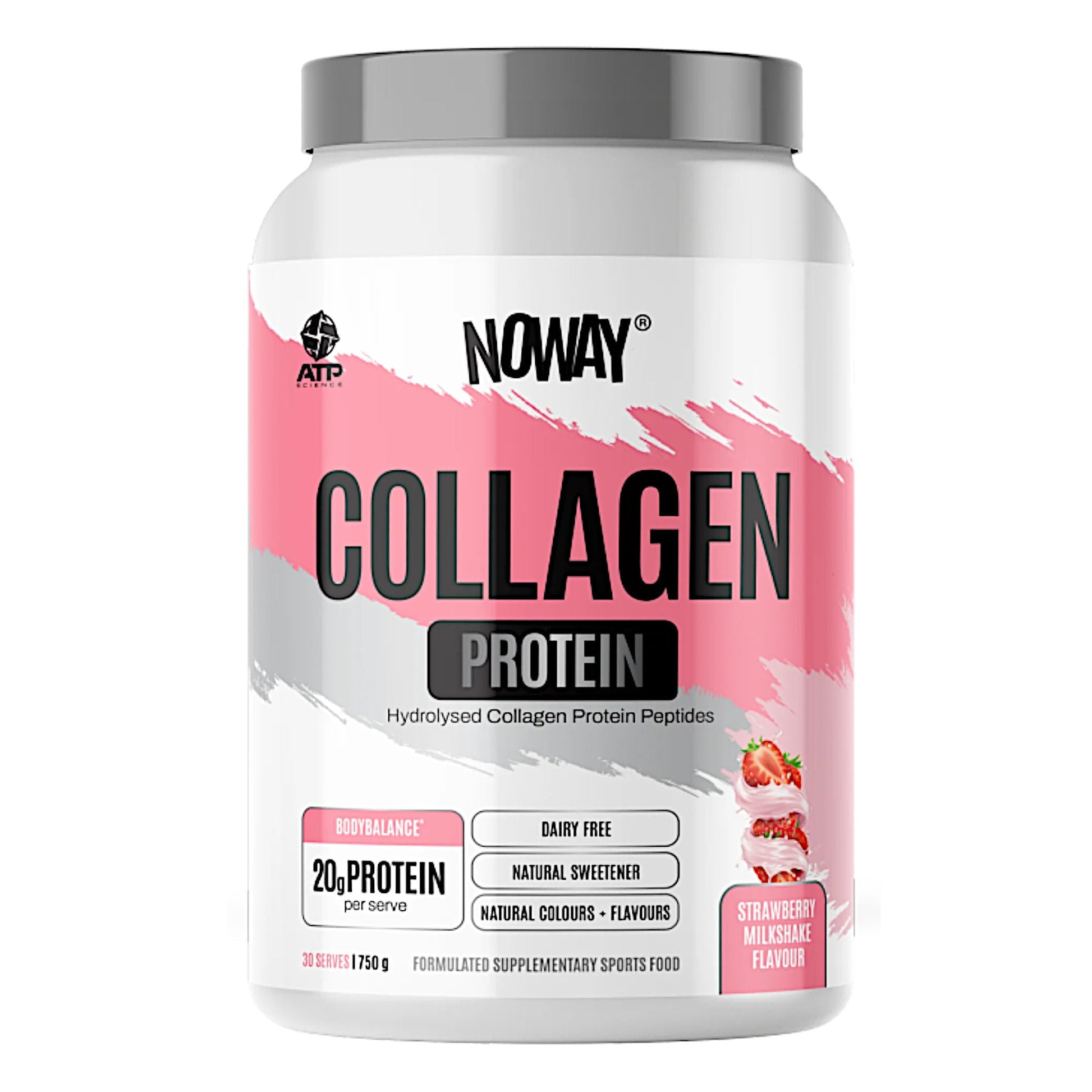 ATP NOWAY Collagen Protein Strawberry Milkshake 750g