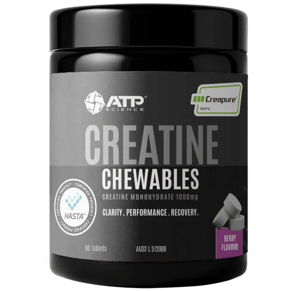 ATP Science Creapure Creatine Chewables Berry 90 Tablets