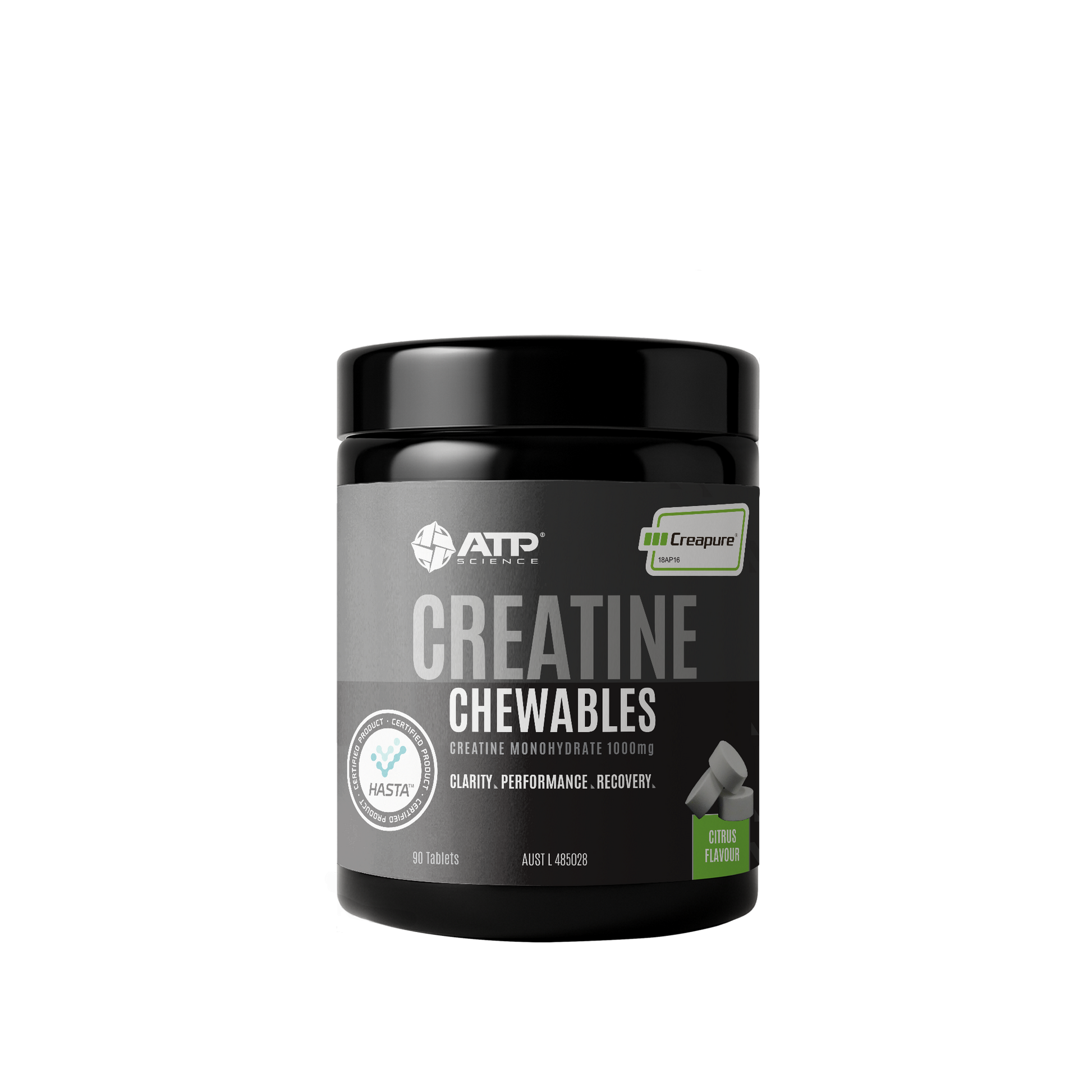 ATP Science Creapure Creatine Chewables Citrus 90 tablets