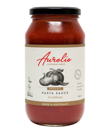 Jar of Aurelio Organic Arrabbiata Pasta Sauce 500g