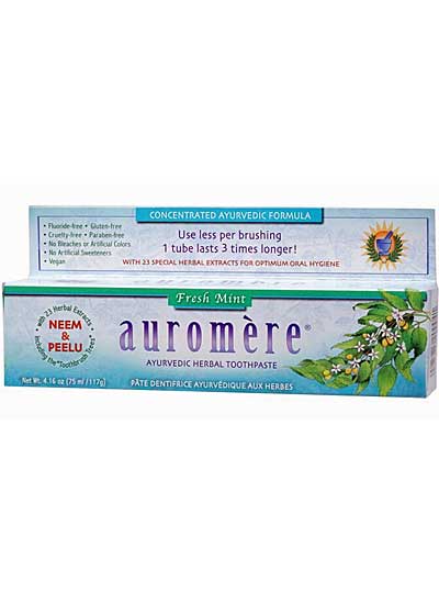 Auromere Ayurvedic Fresh Mint Toothpaste 117g