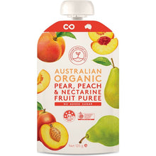 Australian Organic Food Co Pear Peach and Nectarine Puree 120g