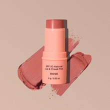 Avocado Zinc SPF50 Natural Lip & Cheek Tint Rose 9g