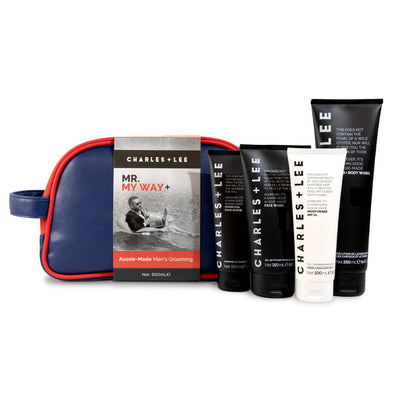 Charles + Lee Mr My Way+ men's grooming gift set